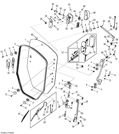 quality john deere skid steer door latch|john deere parts diagram.